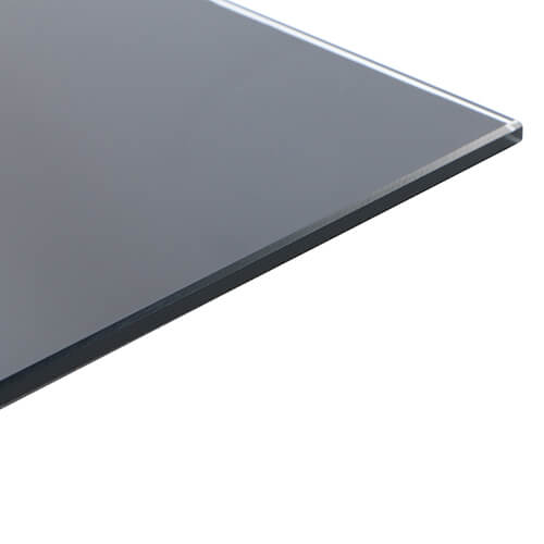 black tempered soda lime glass cover for home electronics (SP-003)