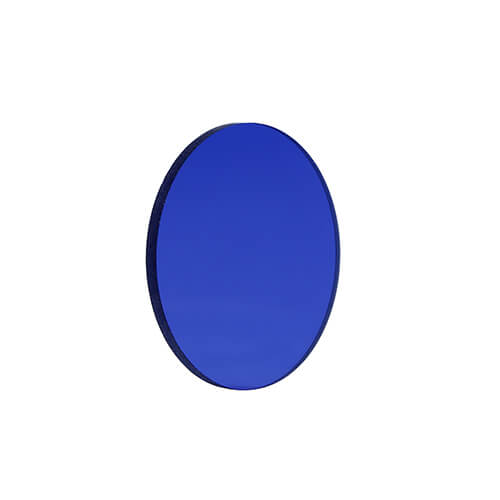 dark blue colored glass light filter for clothes display (LF-002)