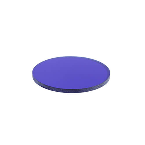 dark blue glass light filter for for signal lighting (LF-002)