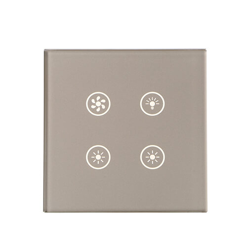 glass panel for bath heater controller image 1