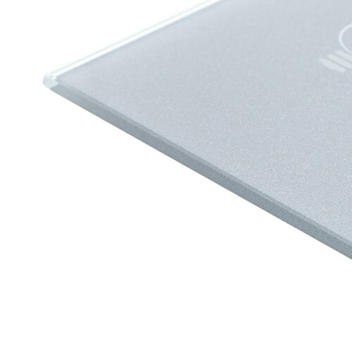 tempered glass front-panel for smart switch with silkscreen printing (TP-006)