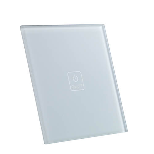 tempered glass surface for touch light switch with silkscreen printing (TP-009)