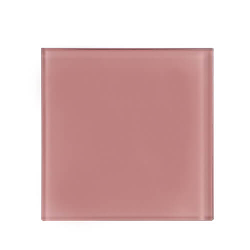 tempered low iron glass panel with pink silkscreen printing for light switch (SP-004)