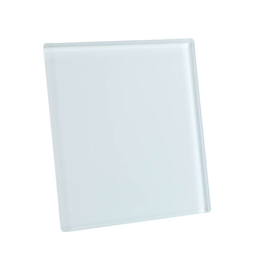 tempered low iron glass sheet with white silkscreen printing for wall switch (SP-002)