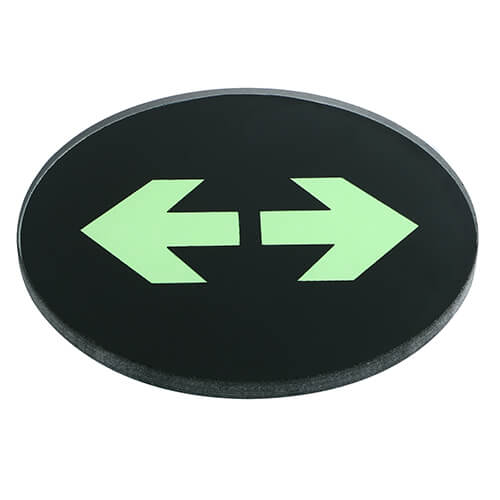 tempered soda lime glass cover for exit light (SP-007)