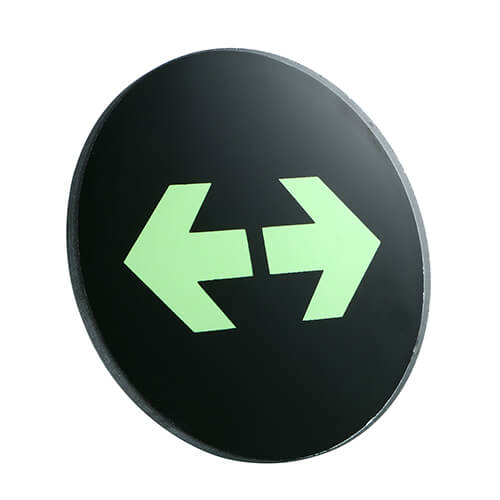 tempered soda lime glass sheet with silkscreen printing for indicator (SP-007)