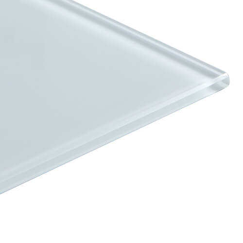white tempered soda lime glass cover for home electronics (SP-002)