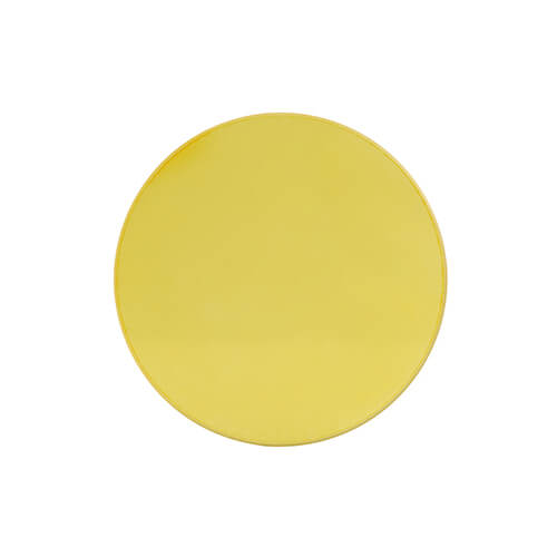yellow color glass light filter for museum lighting (LF-001)