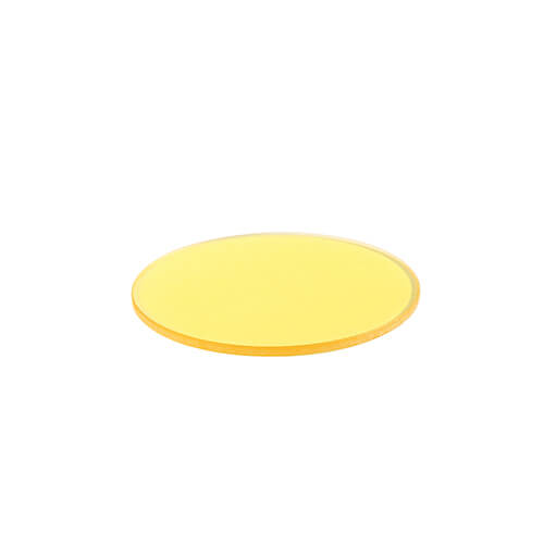 yellow glass light filter for food display (LF-001)