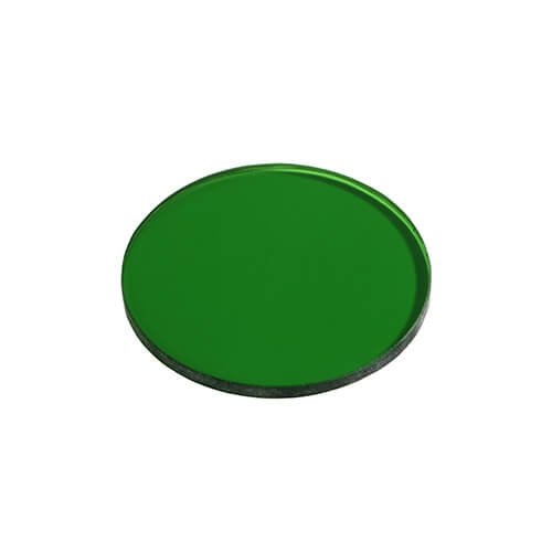 dark green color glass light filter for museum lighting (LF-003)