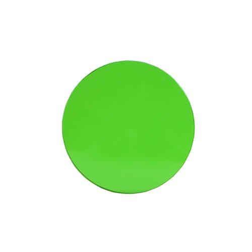dark green colored glass light filter for clothes display (LF-003)