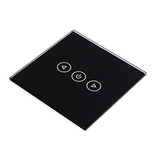 tempered glass front-panel for smart controller with silkscreen printing (TP-007)