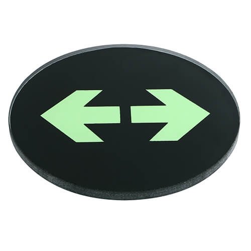 tempered soda lime glass cover for exit light (SP-007)